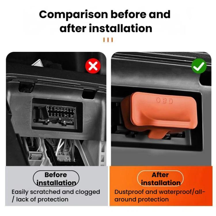 Set 5 coperture protettive universali OBD in silicone