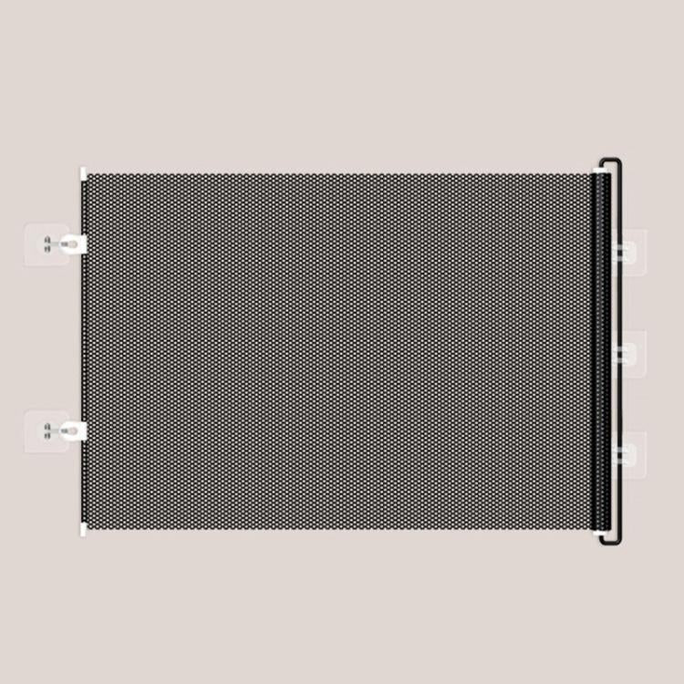Cancello retrattile anti-salto per animali domestici, barriera anti-fuga per gatti, 40 x 125cm, 45 x 125cm, 50 x 125cm, 58 x 125cm, 68 x125cm, 75 x 140cm, 85 x 140cm