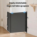 Cancello retrattile anti-salto per animali domestici, barriera anti-fuga per gatti, 40 x 125cm, 45 x 125cm, 50 x 125cm, 58 x 125cm, 68 x125cm, 75 x 140cm, 85 x 140cm