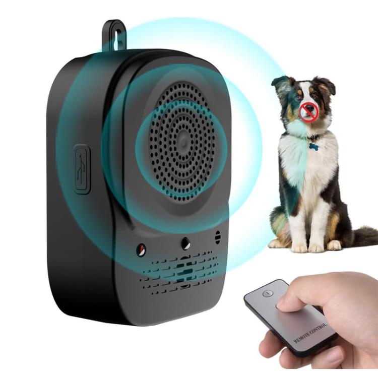 Dispositivo automatico a ultrasuoni per l'addestramento e la dissuasione dall'abbaio dei cani, da utilizzare all'aperto.