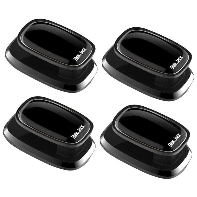 Set 4 mini ganci autoadesivi multifunzionali in ABS