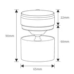 Luce di lettura magnetica multicolore per auto 3,7V