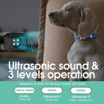 Dispositivo a ultrasuoni per la soppressione dell'abbaio del cane e il controllo del rumore degli animali domestici.