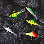 Esca bilanciata per pesca sul ghiaccio, modello B, 7,4 cm, 15 g, piccola esca metallica a forma di pesce foraggio.