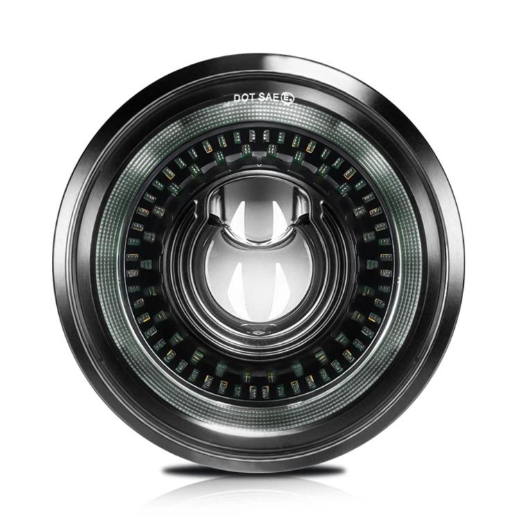 Faro anteriore LED moto 5,75" effetto cielo stellato