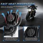 Faro anteriore LED per moto 5,75 pollici 6000K IP67