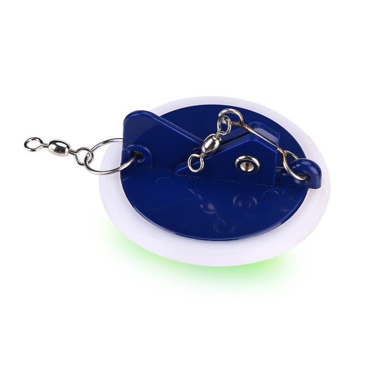 Disco da traina in ABS con connettore luminoso, attrezzatura da pesca, pesca in barca, pesca in acqua salata, accessori, Small Green, Small Orange, Small Dark Blue, Large Green, Large Orange, Large Dark Blue