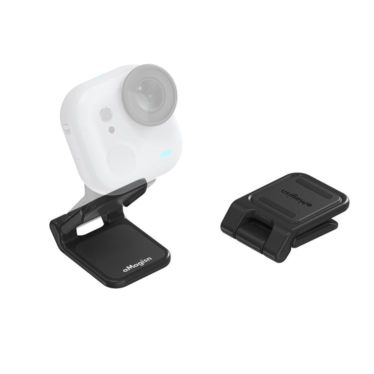 Per Insta360 GO Ultra Supporto magnetico Easy Clip AMagisn con angolo regolabile a 180 gradi per riprese POV flessibili