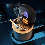 Posacenere auto con aspirapolvere wireless e luce LED