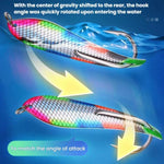 Spinnerbait ad alta visibilità con punta a prua in acciaio inossidabile per pesca d'altura dalla barca.