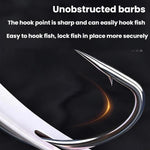Spinnerbait ad alta visibilità con punta a prua in acciaio inossidabile per pesca d'altura dalla barca.