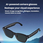 Gli occhiali intelligenti V03-T6 supportano fotocamera da 8 MP, registrazione video, registrazione audio e traduzione tramite IA.