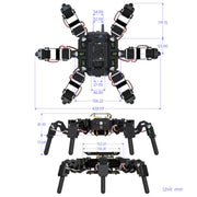 WAVESHARE Robot esapode bionico autobilanciante controllato ESP32 Open Source