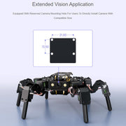 WAVESHARE Robot esapode bionico autobilanciante controllato ESP32 Open Source