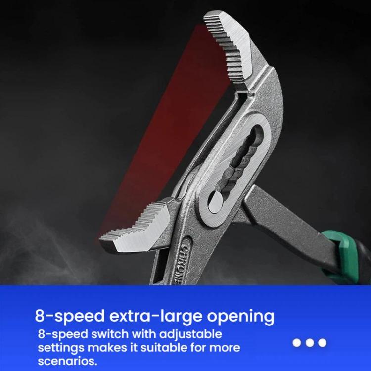 Pinza multifunzione per pompa dell'acqua con ganasce regolabili in 8 posizioni per una presa sicura, pinza a snodo scorrevole, 8-inch, 10-inch, 12-inch