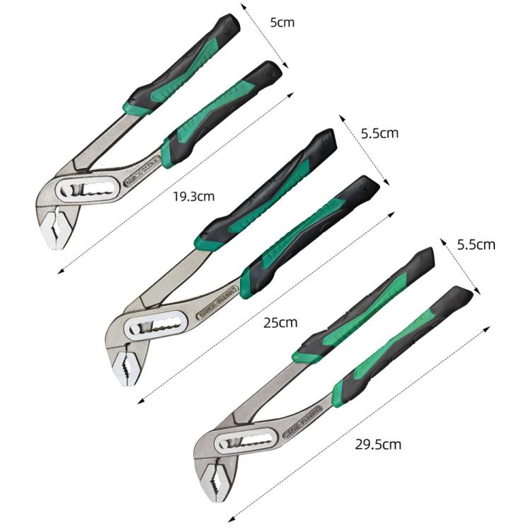Pinza multifunzione per pompa dell'acqua con ganasce regolabili in 8 posizioni per una presa sicura, pinza a snodo scorrevole, 8-inch, 10-inch, 12-inch