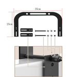 Fermamaterasso in metallo regolabile, antiscivolo, con deflettore., Adjustable Baffle