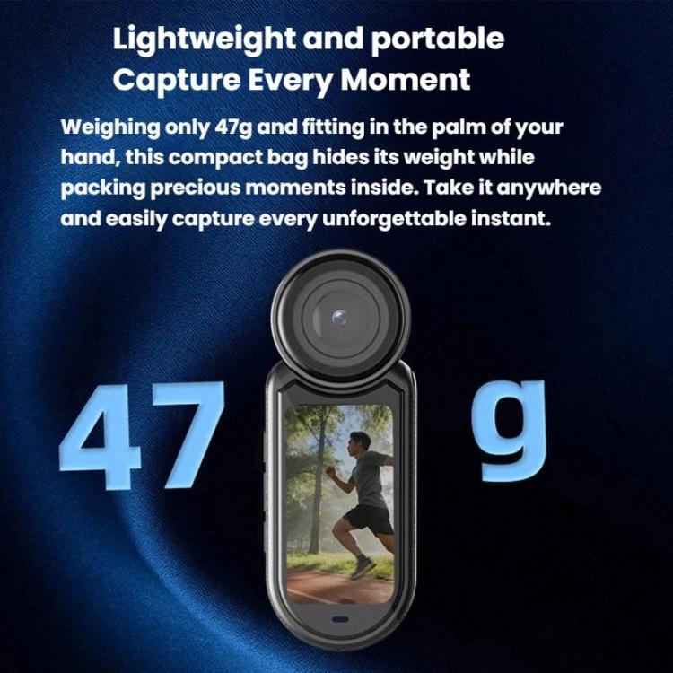 D03 HD Action Camera - Mini fotocamera magnetica da indossare al collo, intelligente e compatta