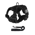 Set composto da pettorina e guinzaglio riflettenti per animali domestici, pettorina traspirante a prova di fuga per cani., S, M, L, XL