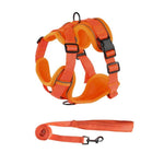 Set composto da pettorina e guinzaglio riflettenti per animali domestici, pettorina traspirante a prova di fuga per cani., S, M, L, XL