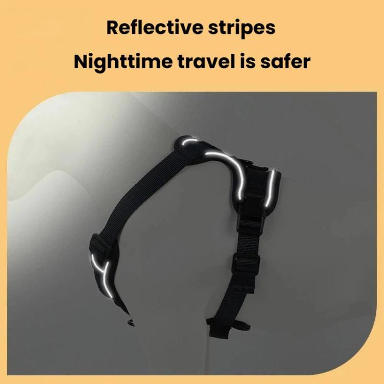 Set composto da pettorina e guinzaglio riflettenti per animali domestici, pettorina traspirante a prova di fuga per cani., S, M, L, XL