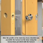 Kit di attrezzi per l'installazione e la rimozione del tenone della serratura della porta