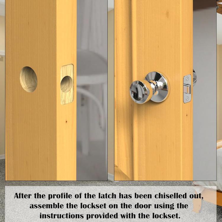 Kit di attrezzi per l'installazione e la rimozione del tenone della serratura della porta