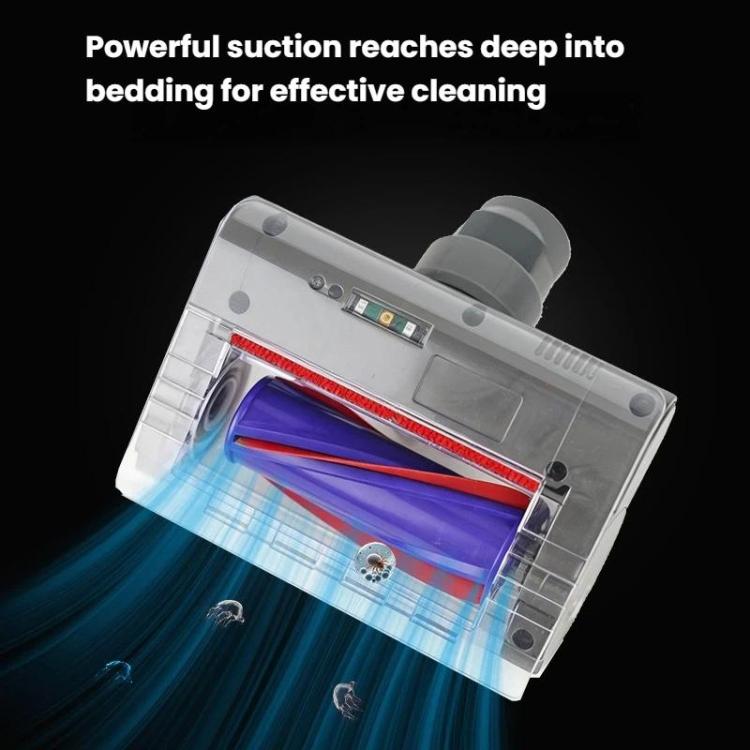 Spazzola elettrica per materassi con bocchetta anti-groviglio leggera, per Dyson V7 / V8 / V10 / V11 / V15, Electric Mattress Brush
