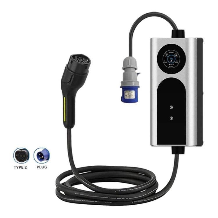 Caricabatterie portatile per auto standard europeo con display