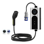 Caricabatterie portatile per auto standard europeo con display