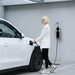 Caricabatterie portatile per auto standard europeo con display