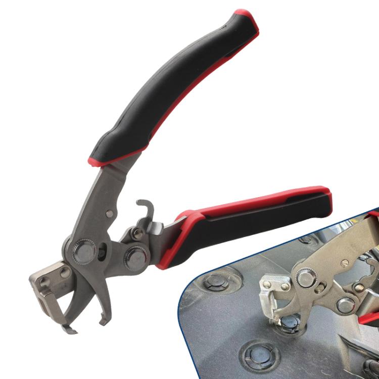 Pinza rimozione clip auto in acciaio inox 27cm