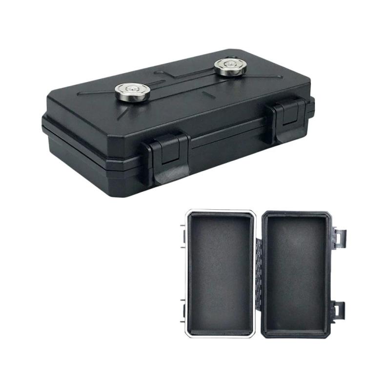 Scatola portaoggetti magnetica portatile per auto 20x14x6cm
