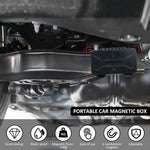Scatola portaoggetti magnetica portatile per auto 20x14x6cm