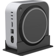For Mac Mini M4 / M4 Pro Vertical Desktop Stand Metal Space Saving Holder, M4 / M4 Pro Metal