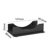 For Mac Mini M4 / M4 Pro Vertical Desktop Stand Metal Space Saving Holder, M4 / M4 Pro Metal