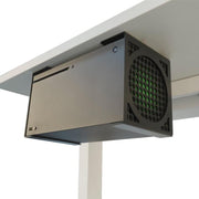 Supporto organizer in metallo da scrivania per Xbox Series X, salvaspazio.