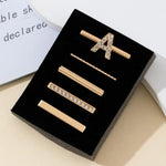 Set di 5 anelli decorativi per cinturino, ciondoli con lettere, accessori per cinturino, A, B, C, D, E, F, G, J, K, L, M, R, S