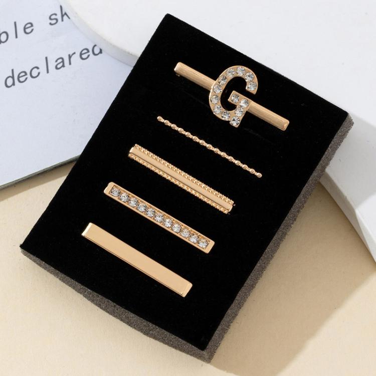 Set di 5 anelli decorativi per cinturino, ciondoli con lettere, accessori per cinturino, A, B, C, D, E, F, G, J, K, L, M, R, S
