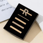 Set di 5 anelli decorativi per cinturino, ciondoli con lettere, accessori per cinturino, A, B, C, D, E, F, G, J, K, L, M, R, S