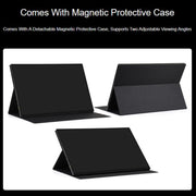 WAVESHARE Pannello touchscreen IPS portatile da 16 pollici 2K RHD con custodia protettiva magnetica, 2560x1600
