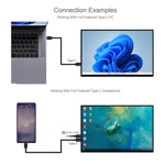 Waveshare Monitor Touchscreen 16" 2K RHD con custodia magnetica