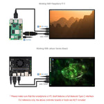 Waveshare Monitor Touchscreen 16" 2K RHD con custodia magnetica