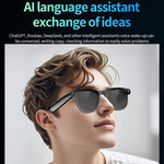 Gli occhiali intelligenti CY01 supportano la registrazione video da 8 MP, la traduzione simultanea tramite IA e il riconoscimento umano., 16GB, 32GB