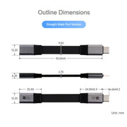 WAVESHARE USB4 V2.0 Type-C Extension Cable 80Gbps High-Definition Video Transmission, Straight Head, 90-Degree Bend Head