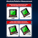 ANENG Inclinometro magnetico con display digitale e livella laser, RN03