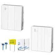 Pannello di illuminazione domestica intelligente ANENG con controllo remoto wireless., One-Gang, Two-Gang, Three-Gang
