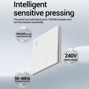 Pannello di illuminazione domestica intelligente ANENG con controllo remoto wireless., One-Gang, Two-Gang, Three-Gang