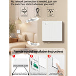 Pannello di illuminazione smart ANENG con telecomando wireless