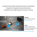 Kit Hot End in ceramica ad alto flusso per stampanti Creality K1 / K1C / K1 Max., 0.2mm, 0.4mm, 0.6mm, 0.8mm, Without Heatsink 0.2mm, Without Heatsink 0.4mm, Without Heatsink 0.6mm, Without Heatsink 0.8mm, 0.2mm For Machines After 2025                 ...